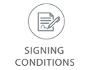 signing conditions 130x100
