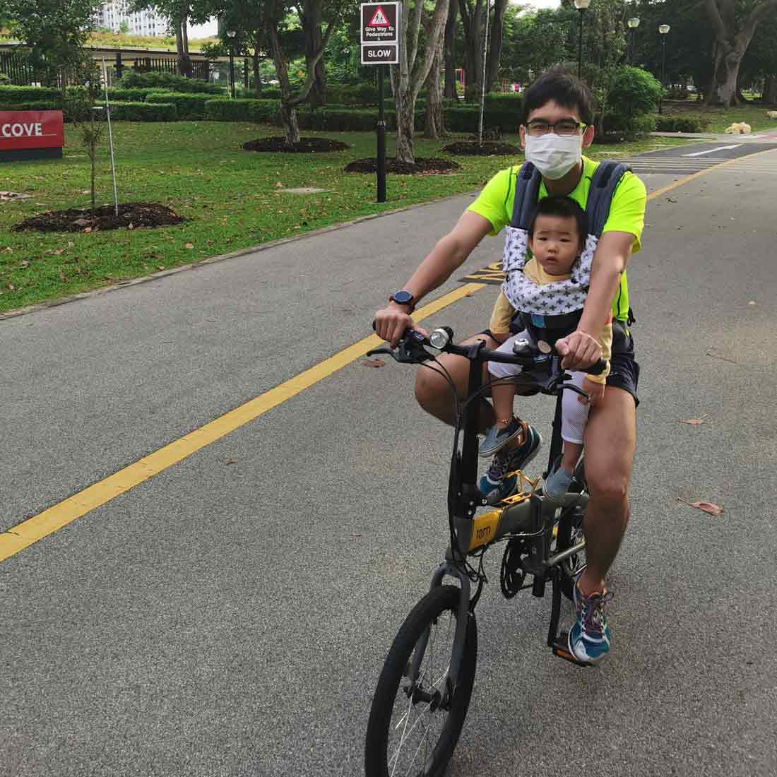 Andrew enjoys cycling with his son at East Coast Park and exploring Singapore on weekends.